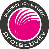 Protectivity insured dog walker seal